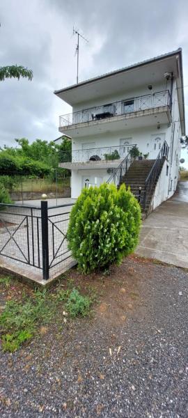 Home garden and big parking